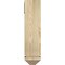 Ekena Millwork Westlake Arts and Crafts Rough Sawn Bracket w/ Offset Brace, Douglas Fir, 6"W x 20"D x 24"H BKT0604X20X24WTL03RDF - alternate 3